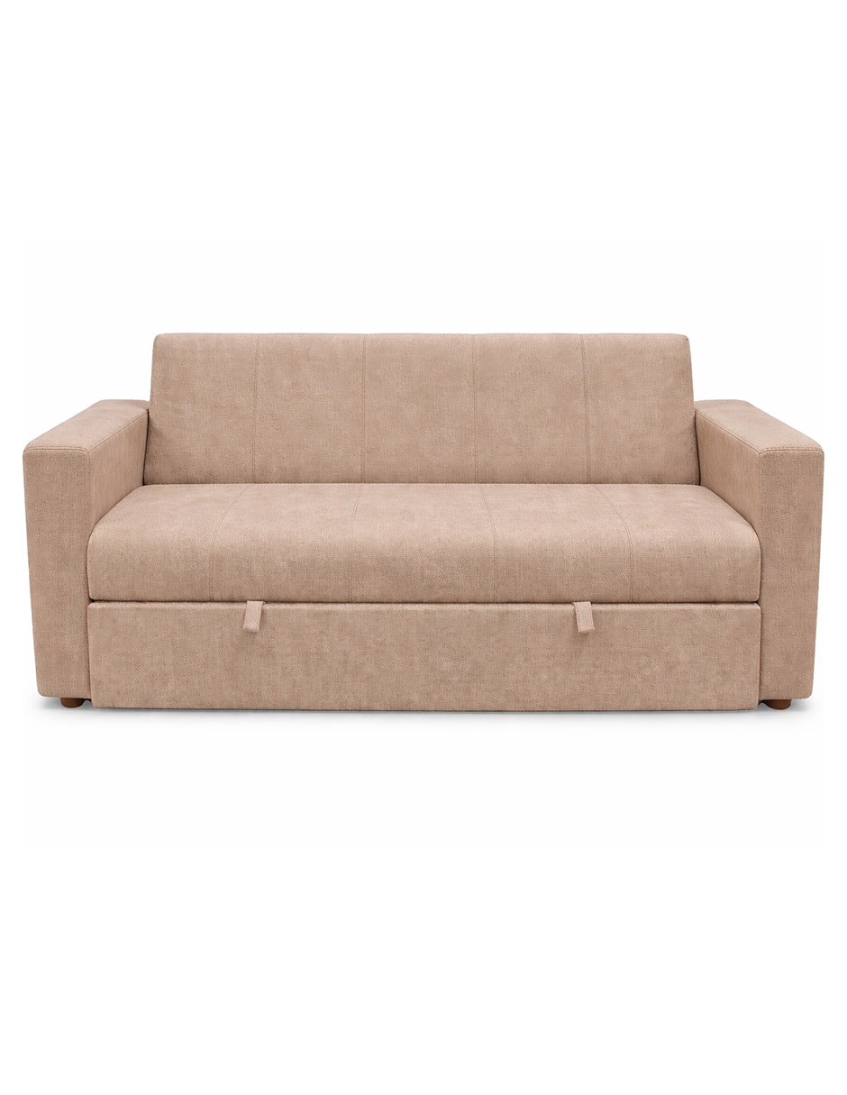 Sofá cama Ikasa Muebles de madera y tela