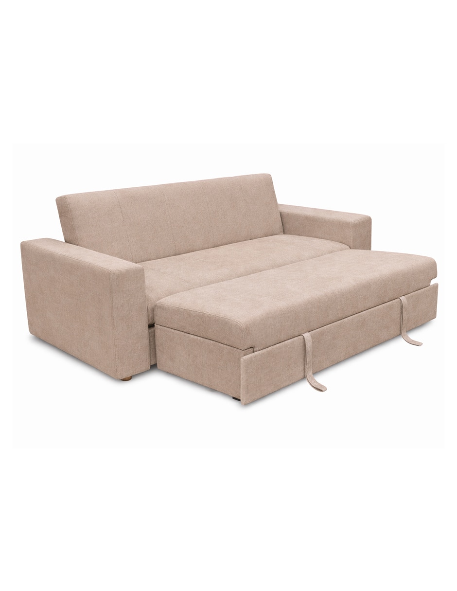 Sofá cama Ikasa Muebles de madera y tela