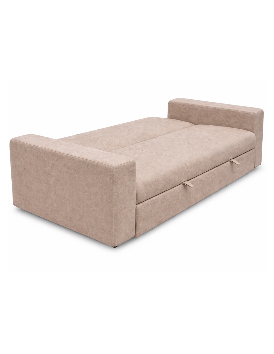 Sofá cama Ikasa Muebles de madera y tela