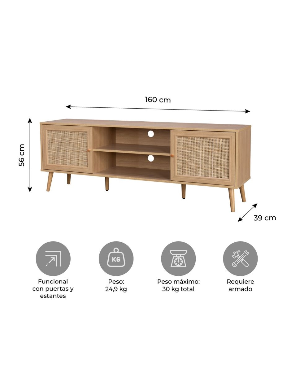 Mueble de tv armable RELAN de MDF