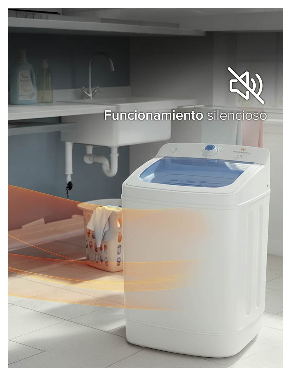 Secadora electrónica White Westinghouse de 6 kg con 5 ciclos WWCSD88SKB