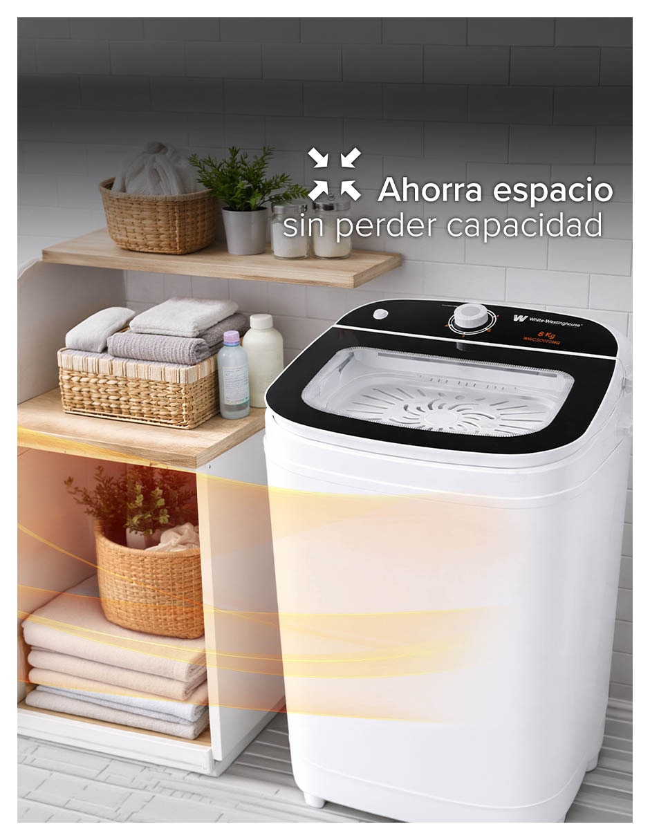 Secadora electrónica de 8 kg con 5 ciclos WWCSD1003MG 5