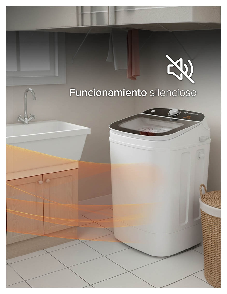 Secadora electrónica de 8 kg con 5 ciclos WWCSD1003MG 11