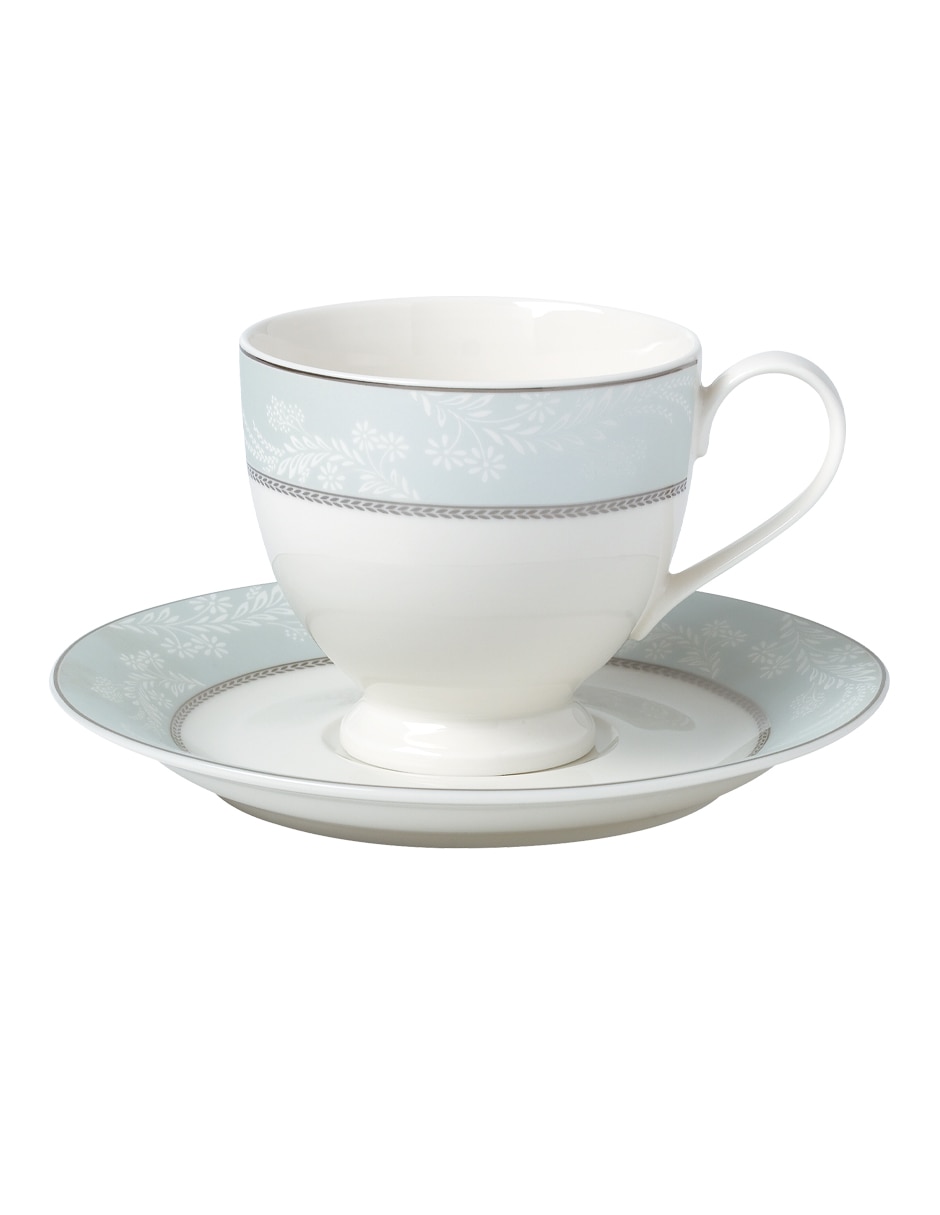 Vajilla Blue Mint de porcelana para 12 personas 11