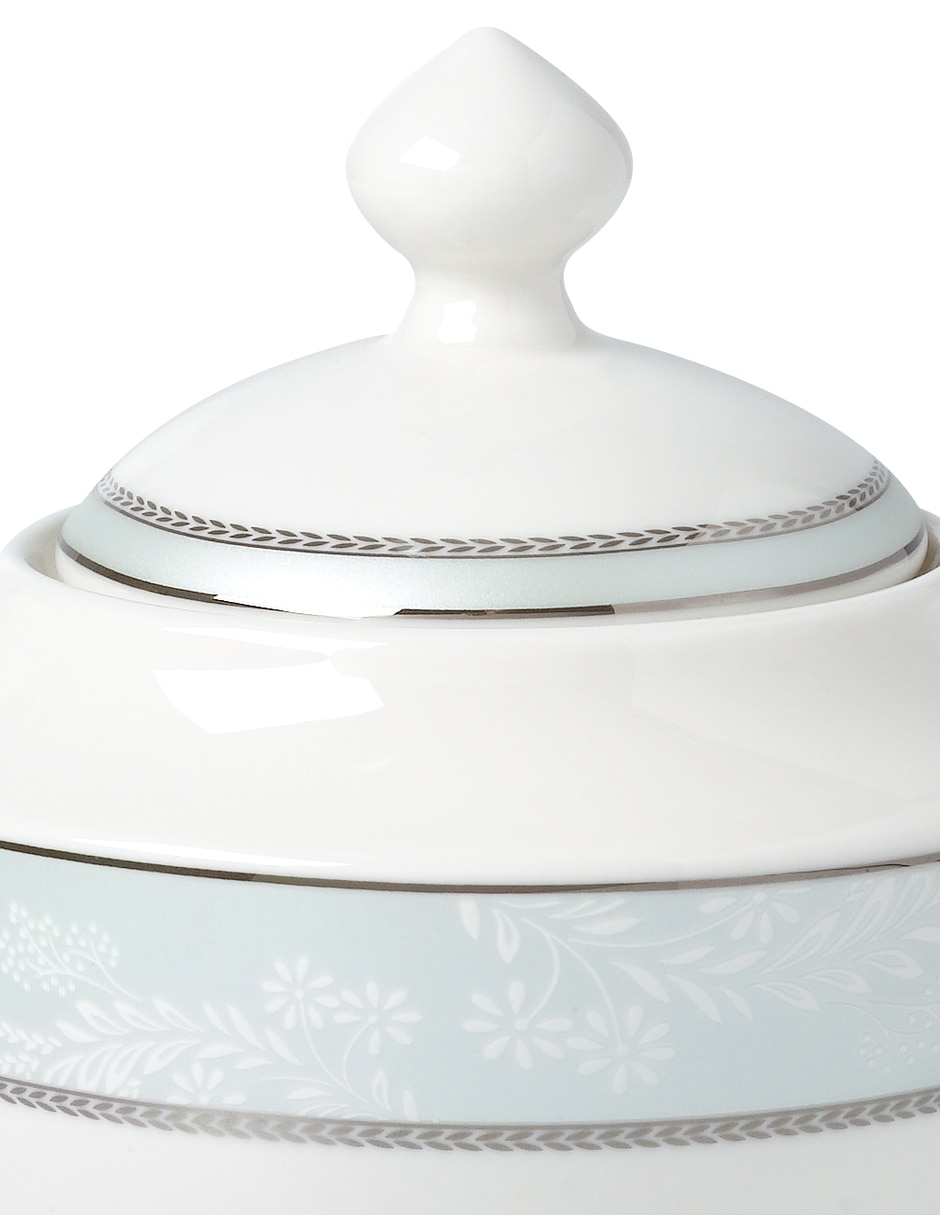 Vajilla Blue Mint de porcelana para 12 personas 14