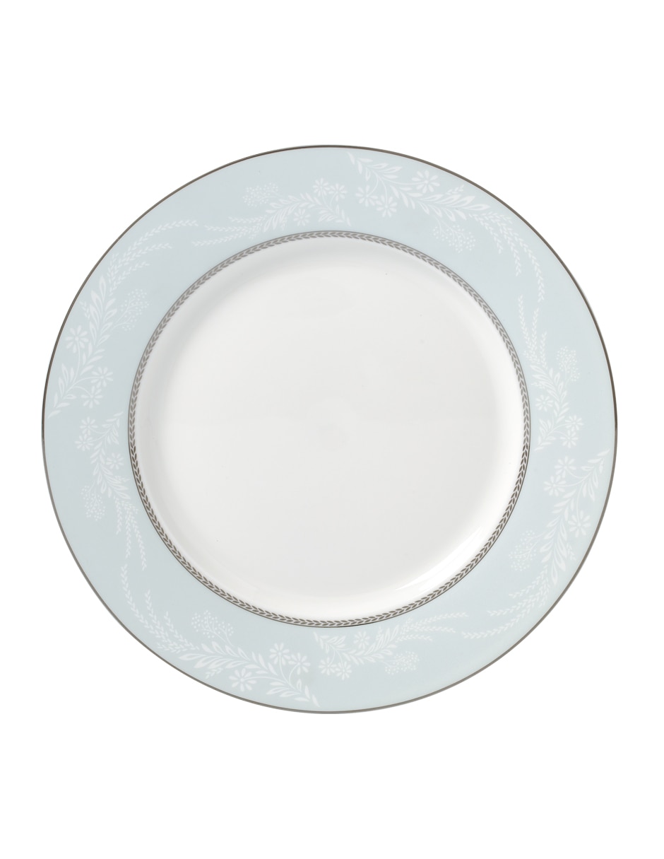 Vajilla Blue Mint de porcelana para 12 personas