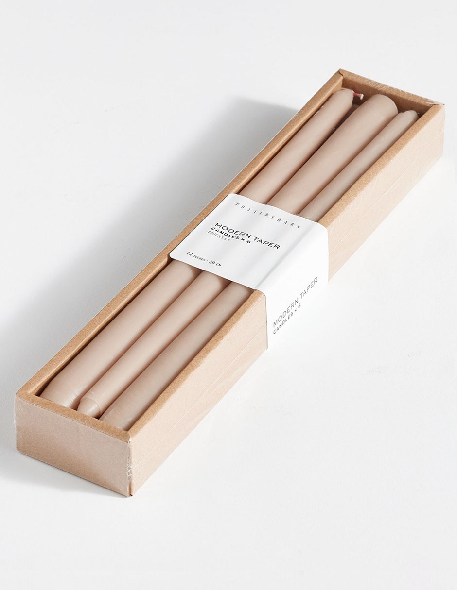 Set vela decorativa Modern Taper 6 piezas