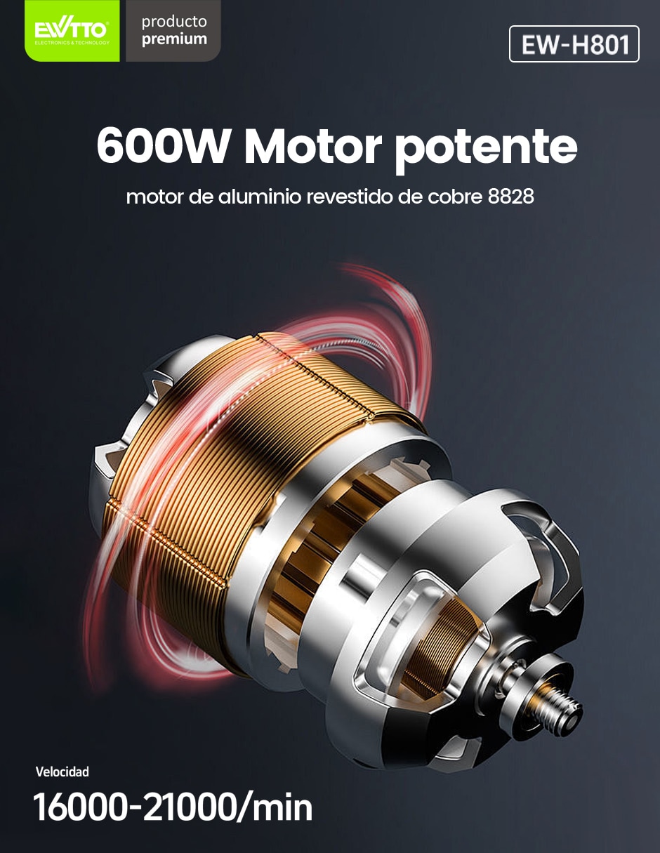 Licuadora Ewtto EW-H801 2 velocidades