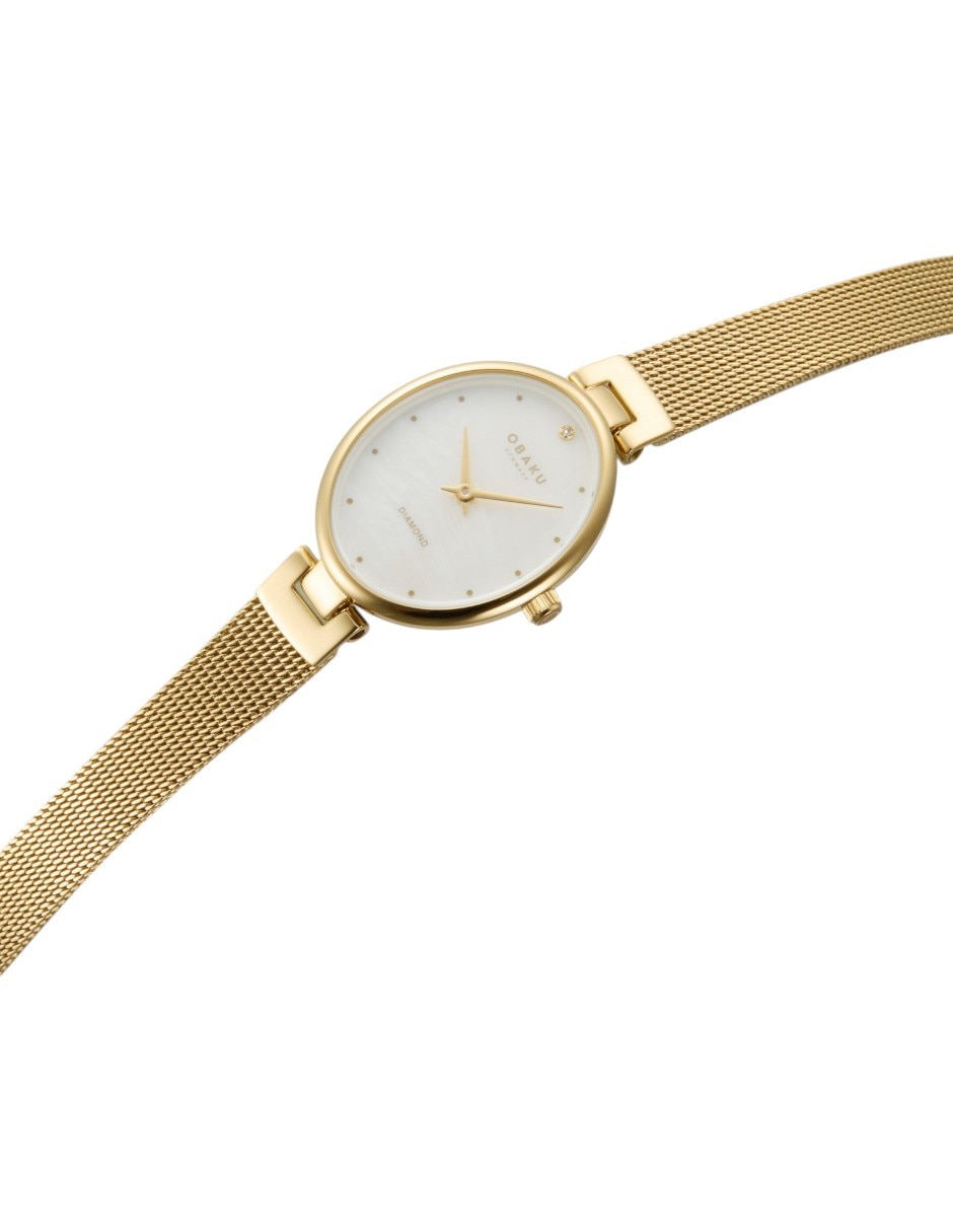 Obaku denmark oval para mujer v312lxgwmg