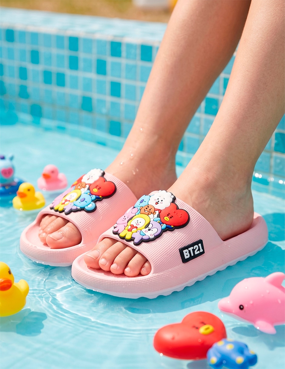 Sandalia yuyin bt21 bts para mujer
