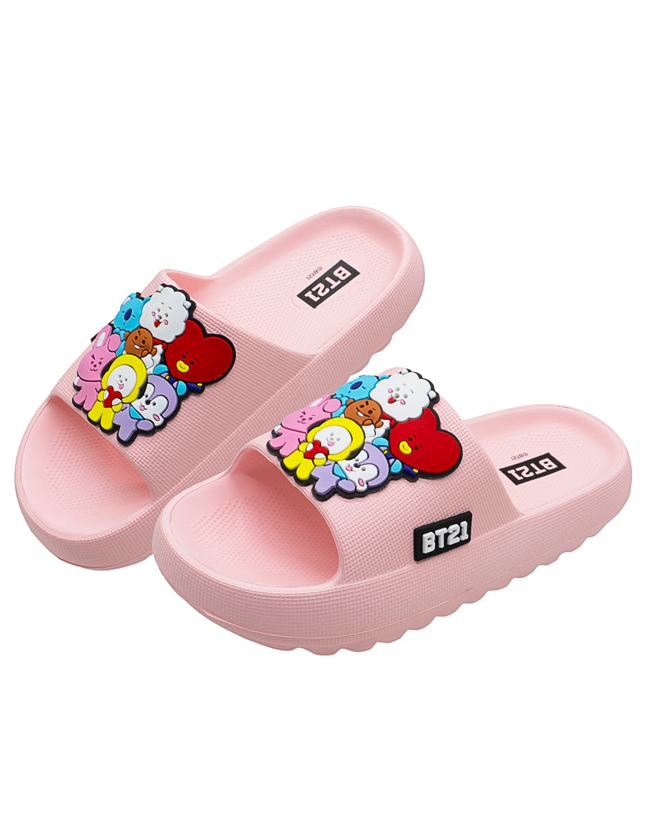 Sandalia yuyin bt21 bts para mujer