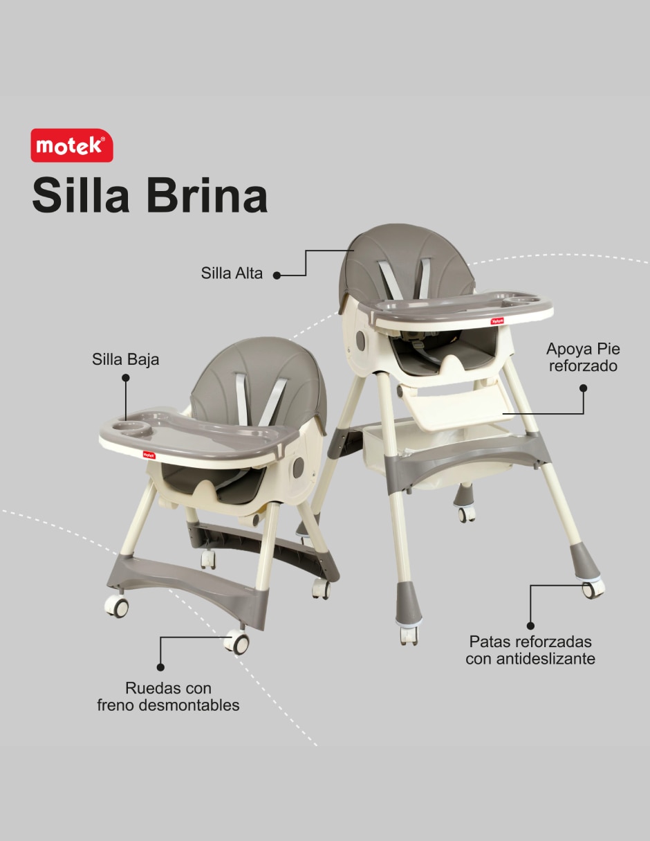 Silla convertible Motek Brina