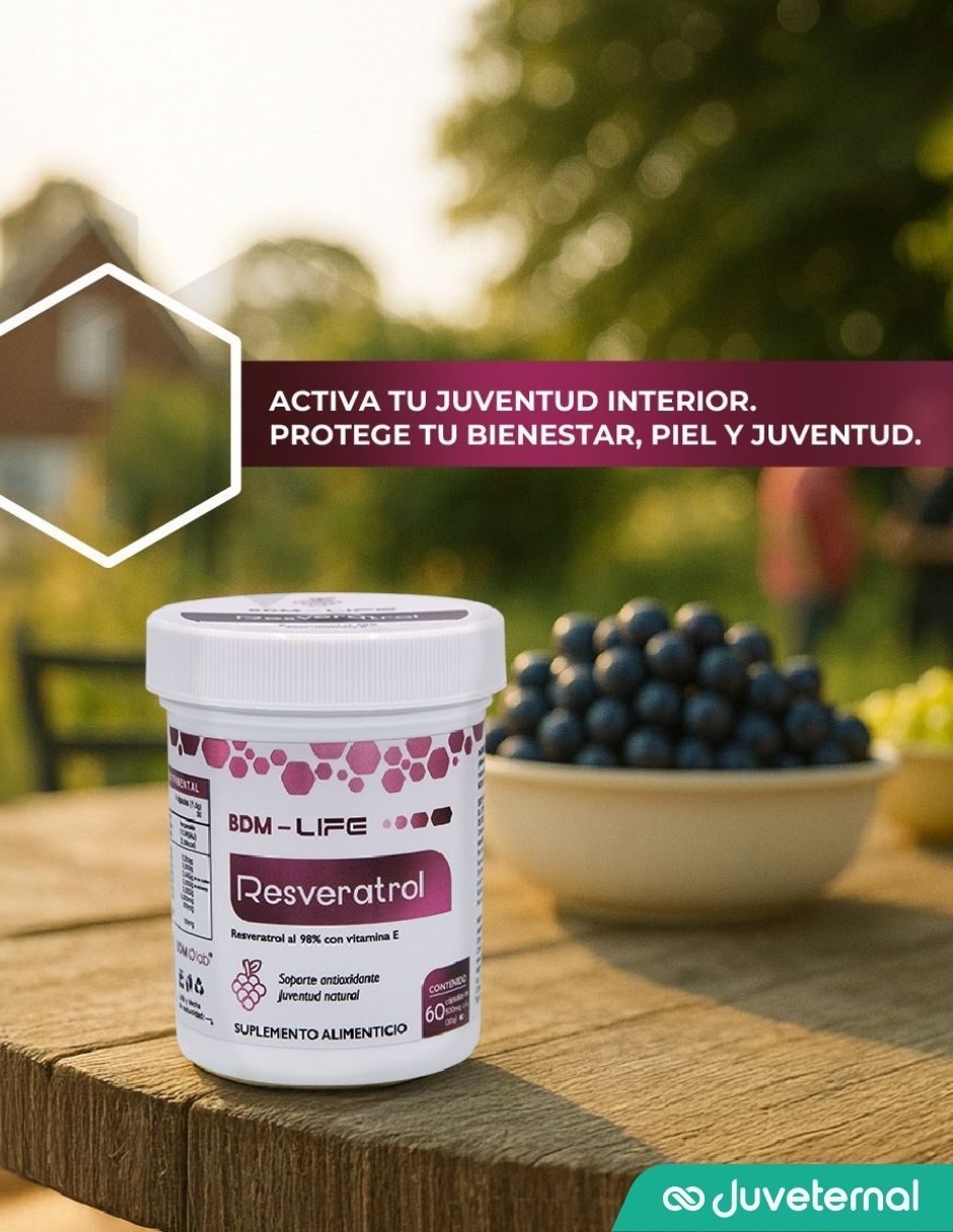 Resveratrol BDM LAB de 60 Cápsulas