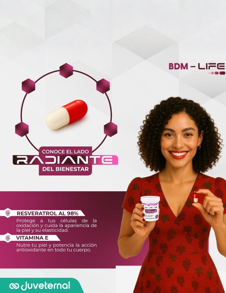 Resveratrol BDM LAB de 60 Cápsulas