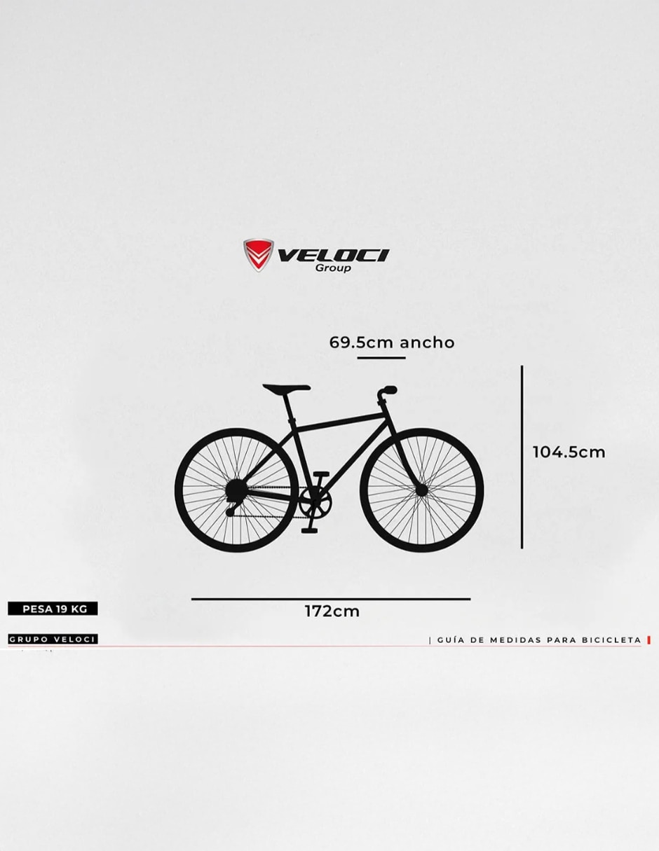 Bicicleta de montaña Veloci rodada 26 unisex