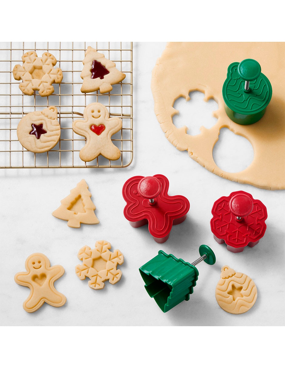 Set cortadores galletas Holiday Thumbprint