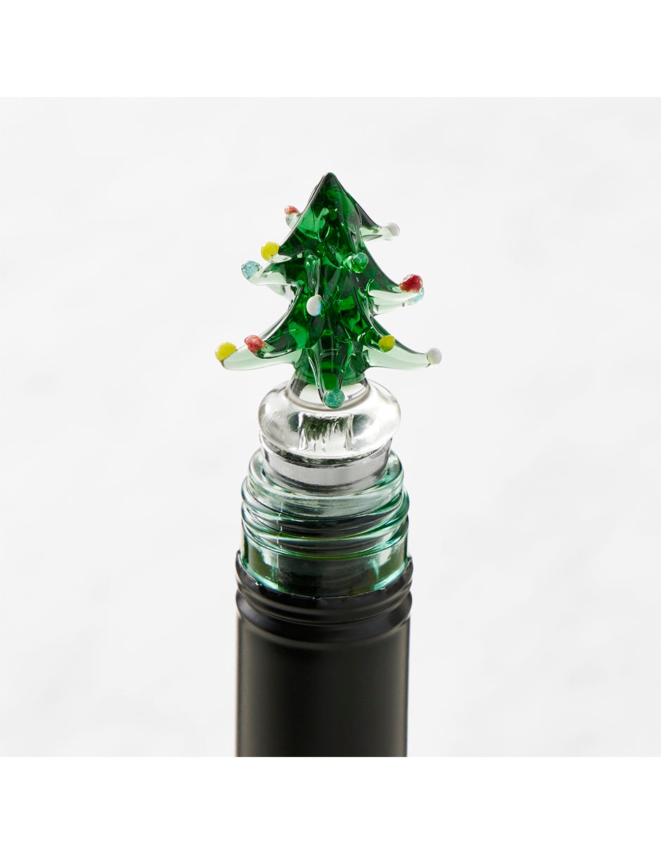 Tapón de botella Holiday Novelty de vidrio