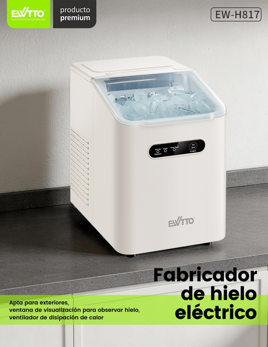Máquina de hielo EWTTO EW-H817