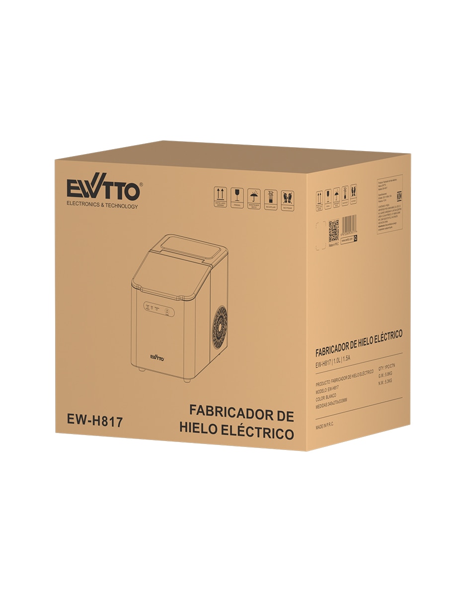 Máquina de hielo EWTTO EW-H817