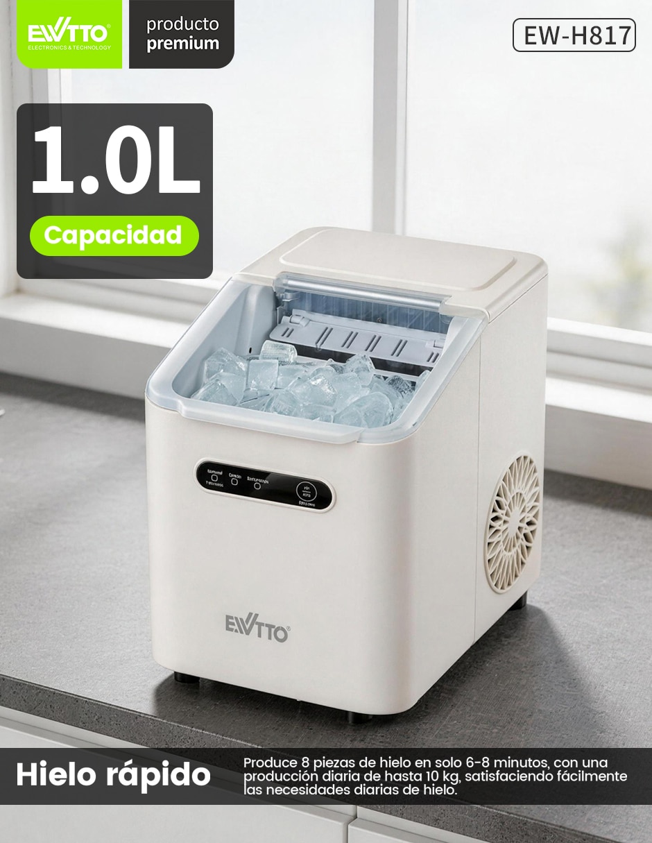 Máquina de hielo EWTTO EW-H817