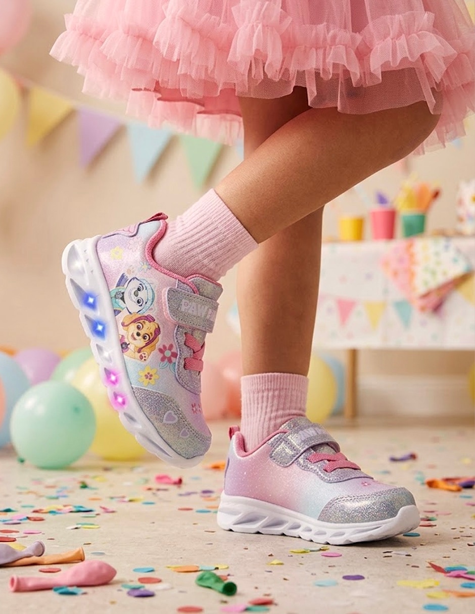 Tenis Tropicana para niña Fun Ligths Paw Patrol