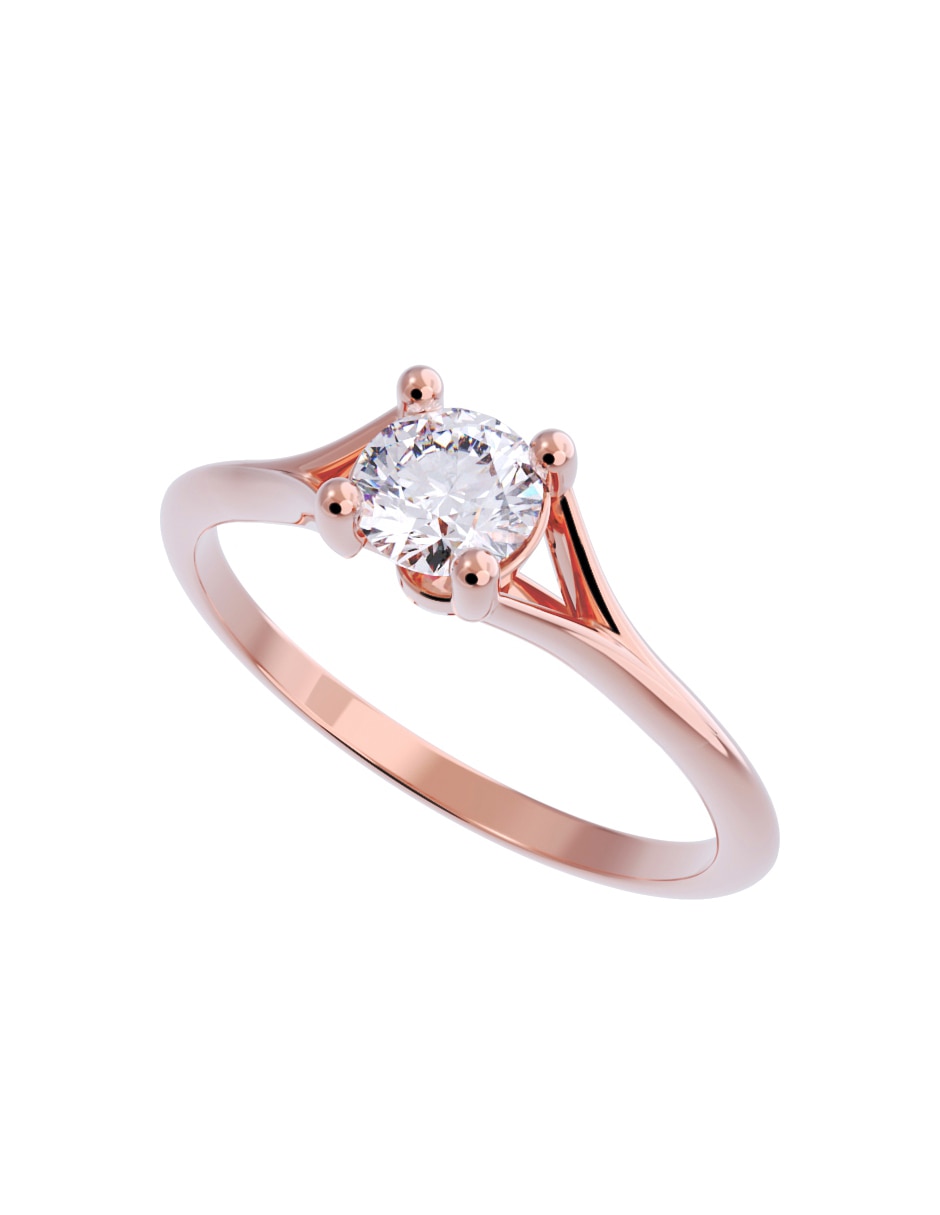 Anillo de compromiso 10 k Diamantes Fonelli diamante 4
