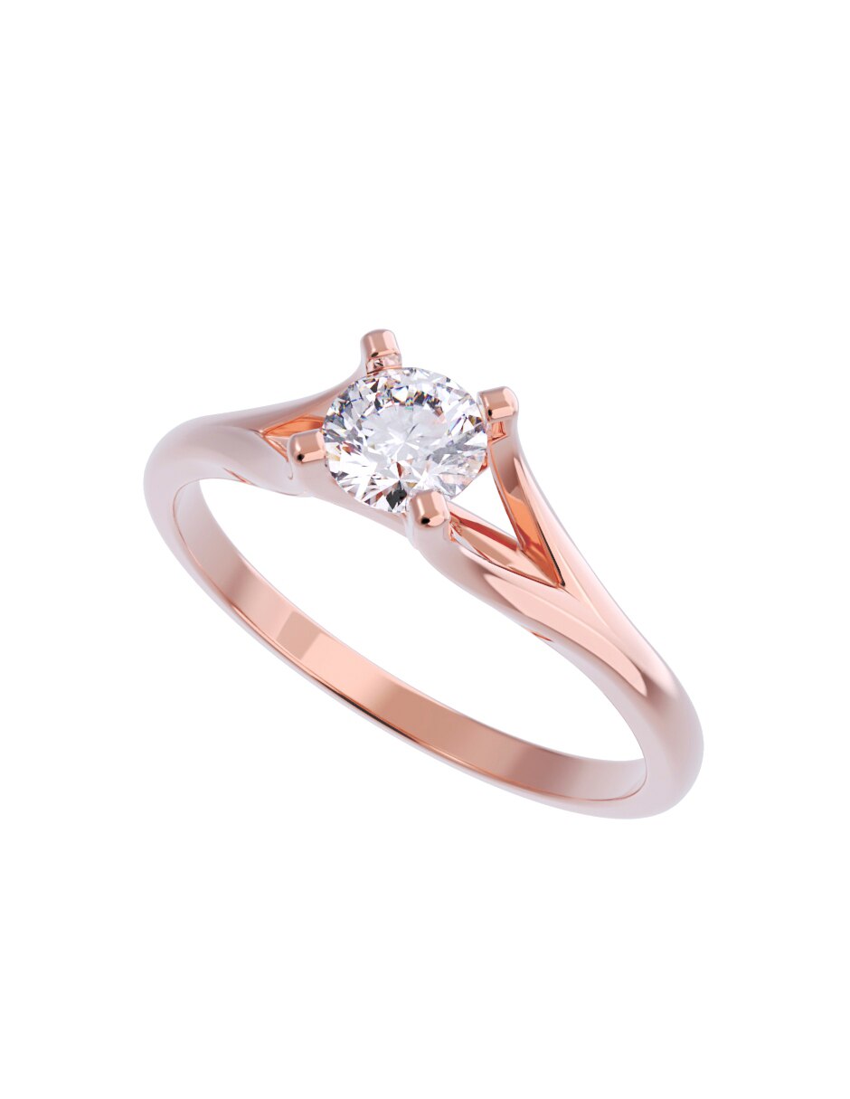Anillo de compromiso 10 k Diamantes Fonelli diamante 2