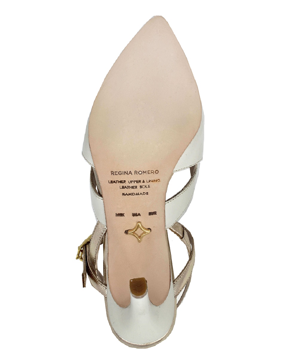 Zapatilla piel regina romero ava 85