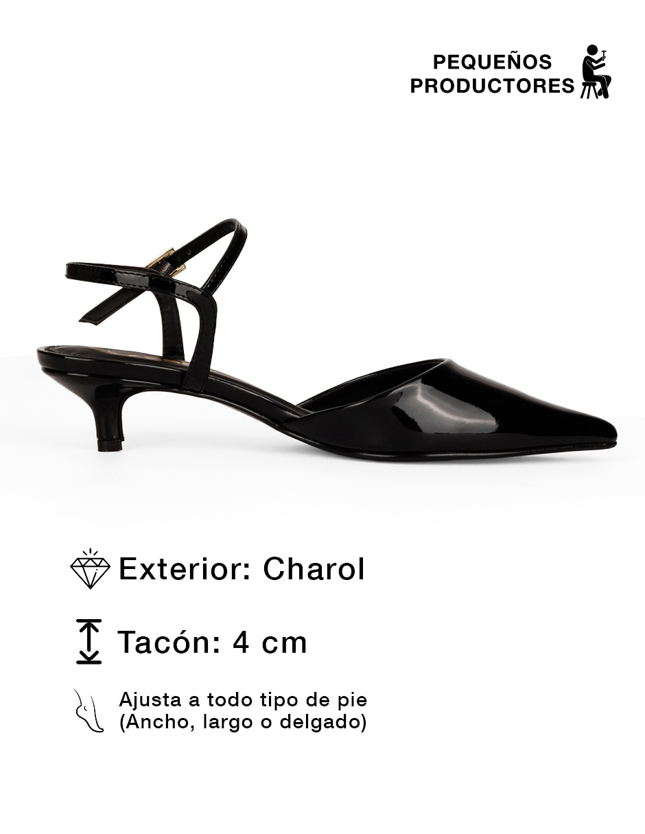 Zapatilla charol 3