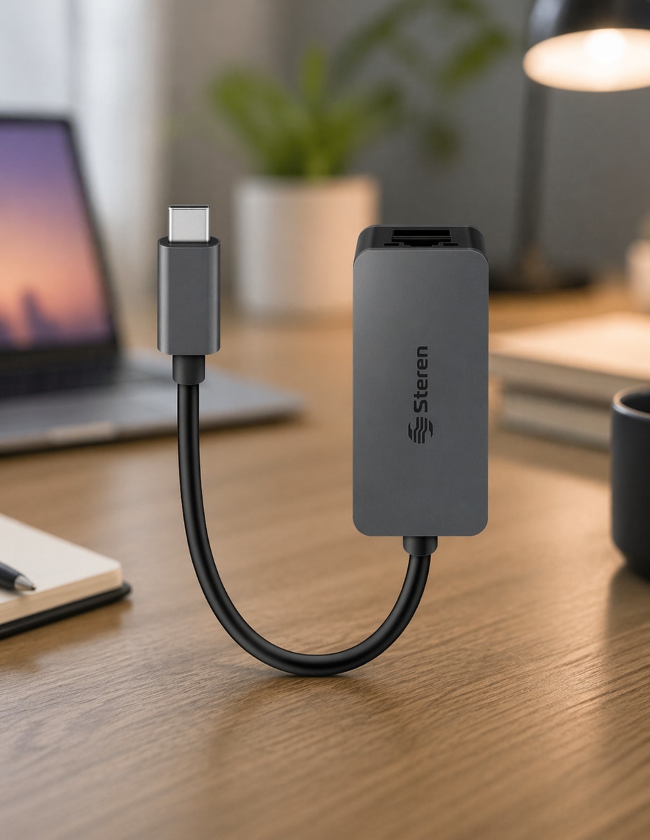 Adaptador de red ethernet steren adaptador usb c a multi