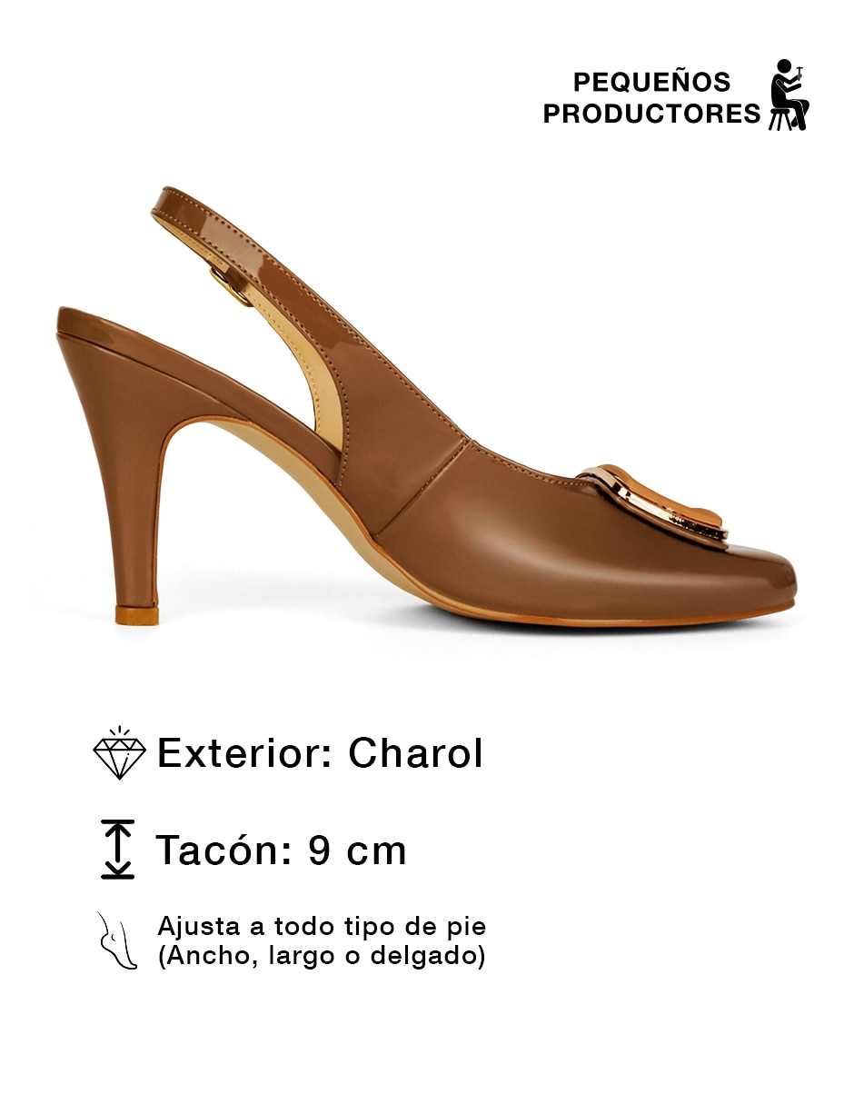 Zapatilla charol 3