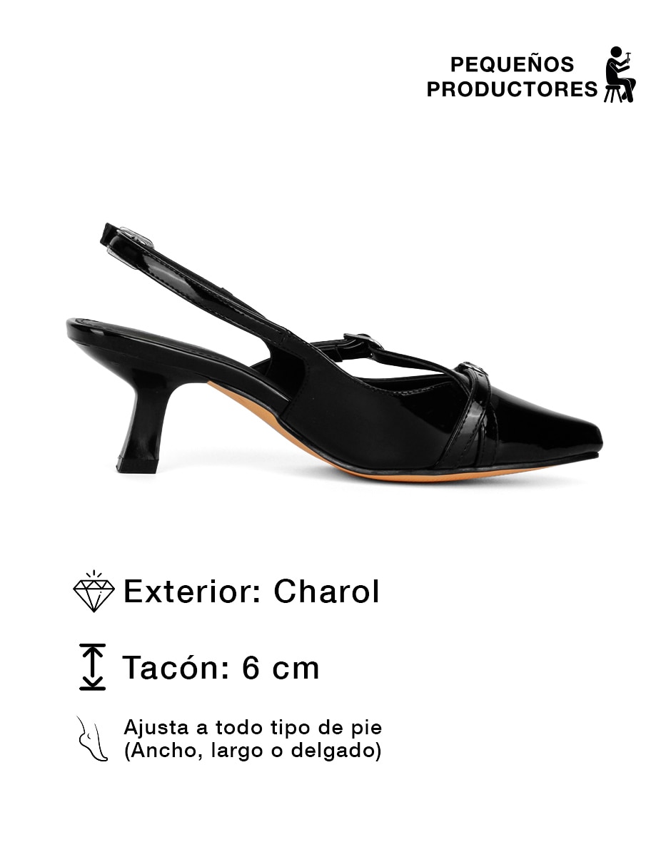 Zapatilla charol 4
