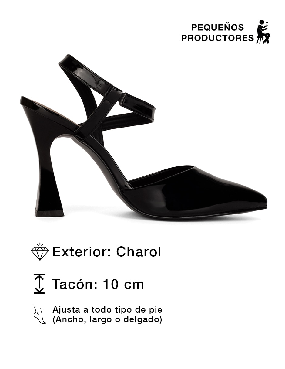 Zapatilla charol 3