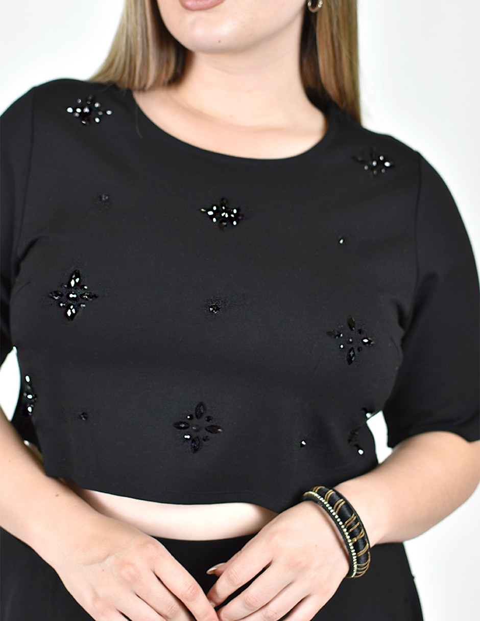 Conjunto blusa y falda Roman Fashion para mujer