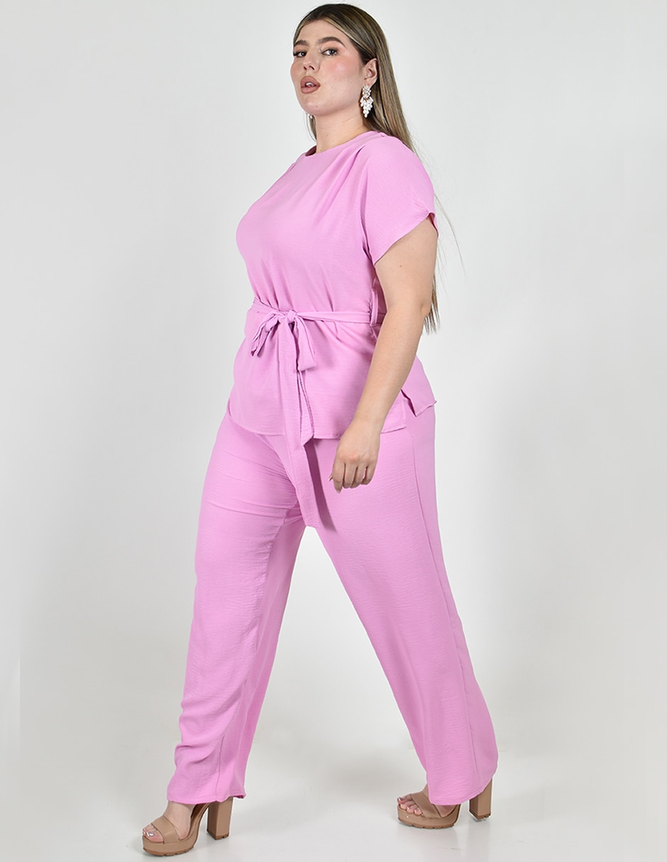 Conjunto de blusa y pantalón para mujer 2