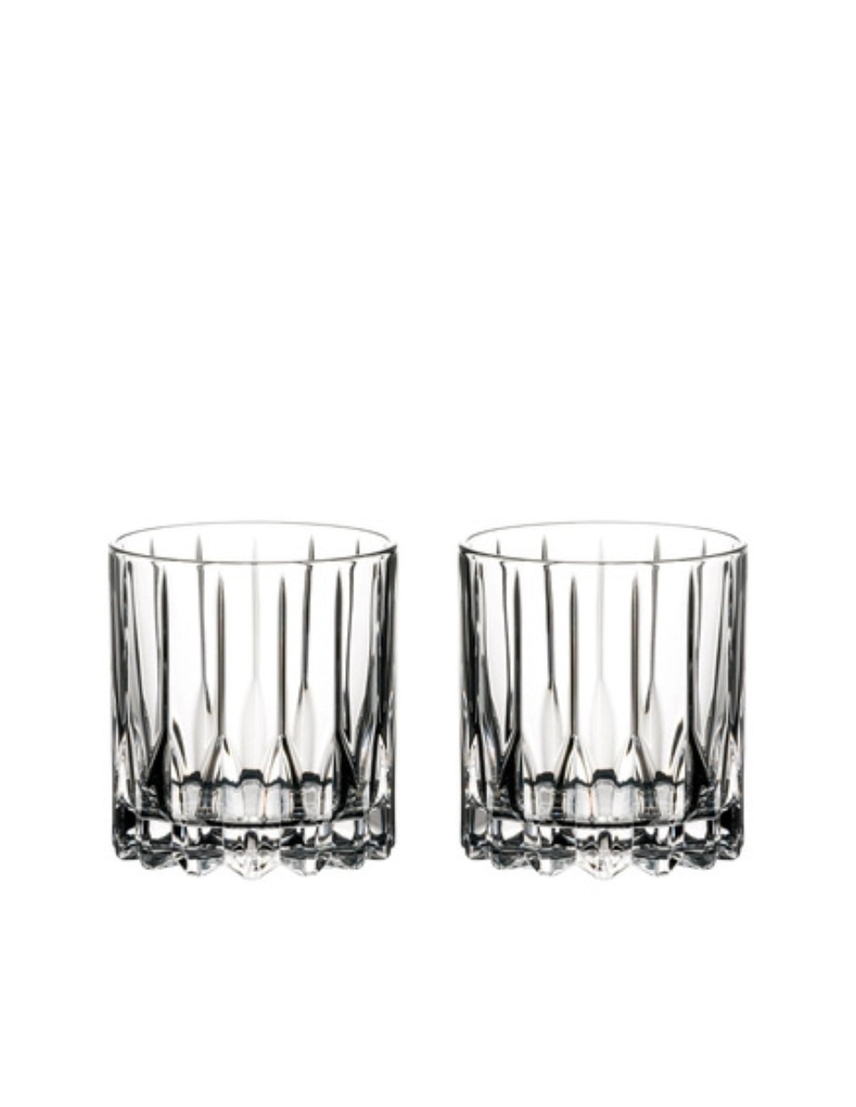 Vaso old fashion neat de cristal con 2 piezas piezas Vaso old fashion neat de cristal con 2 piezas piezas