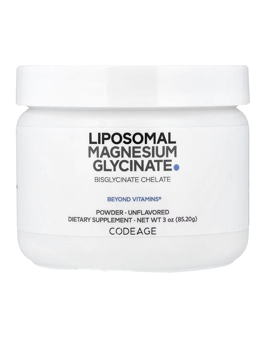 Polvo de glicinato de magnesio liposomal sin sabor codeage con glicinato de magnesio de