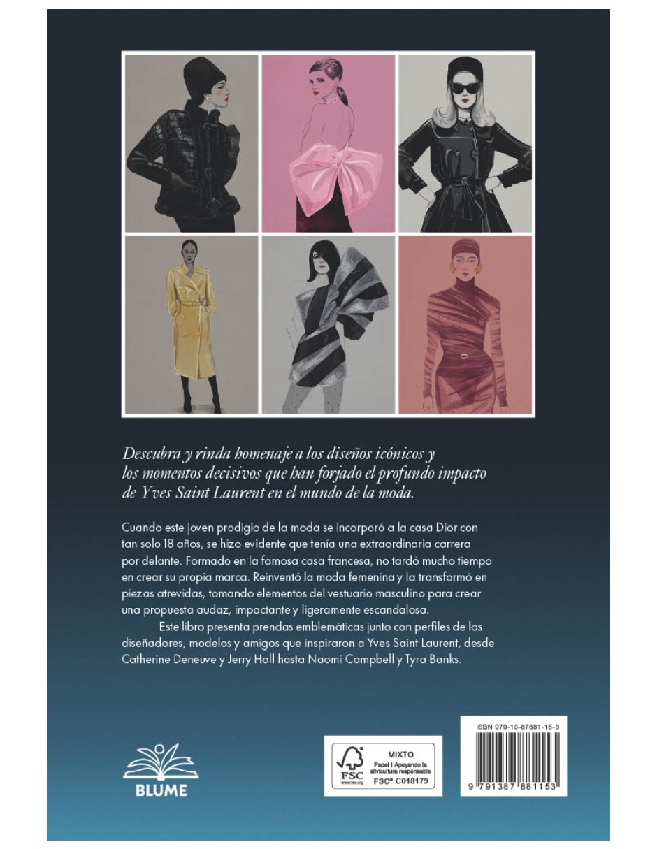 Libro icono de estilo ysl | diseños y momentos clave de yves saint laurent de dan jones�