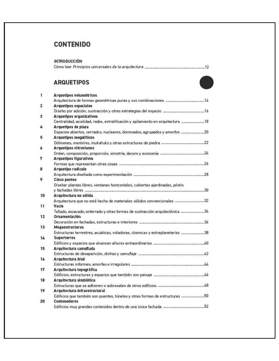 Libro principios universales de la arquitectura | 100 arquetipos métodos condiciones relaciones de wai architecture think tank