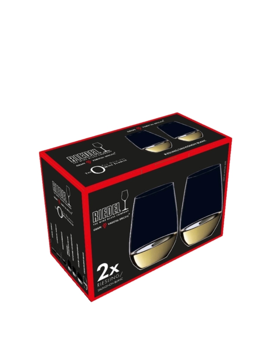 Vaso para vino Riedel The O Wine Tumbler Riesling de cristal con 2 piezas