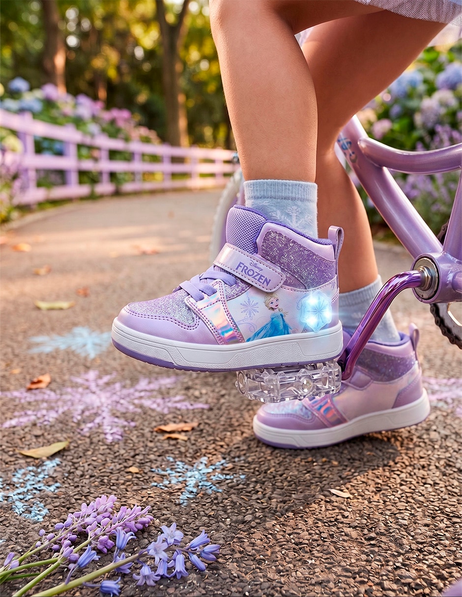 Tenis Tropicana para niño Fun Lights Elsa