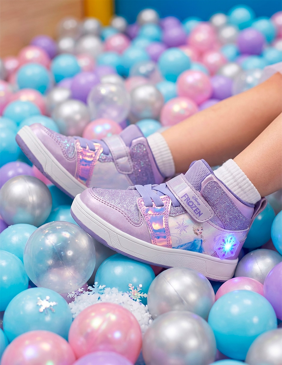 Tenis Tropicana para niño Fun Lights Elsa