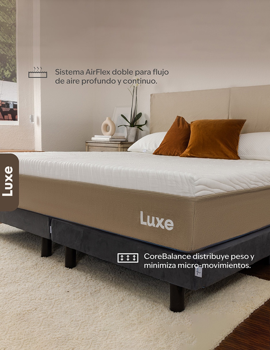 Colchón en caja memory foam colchon confort