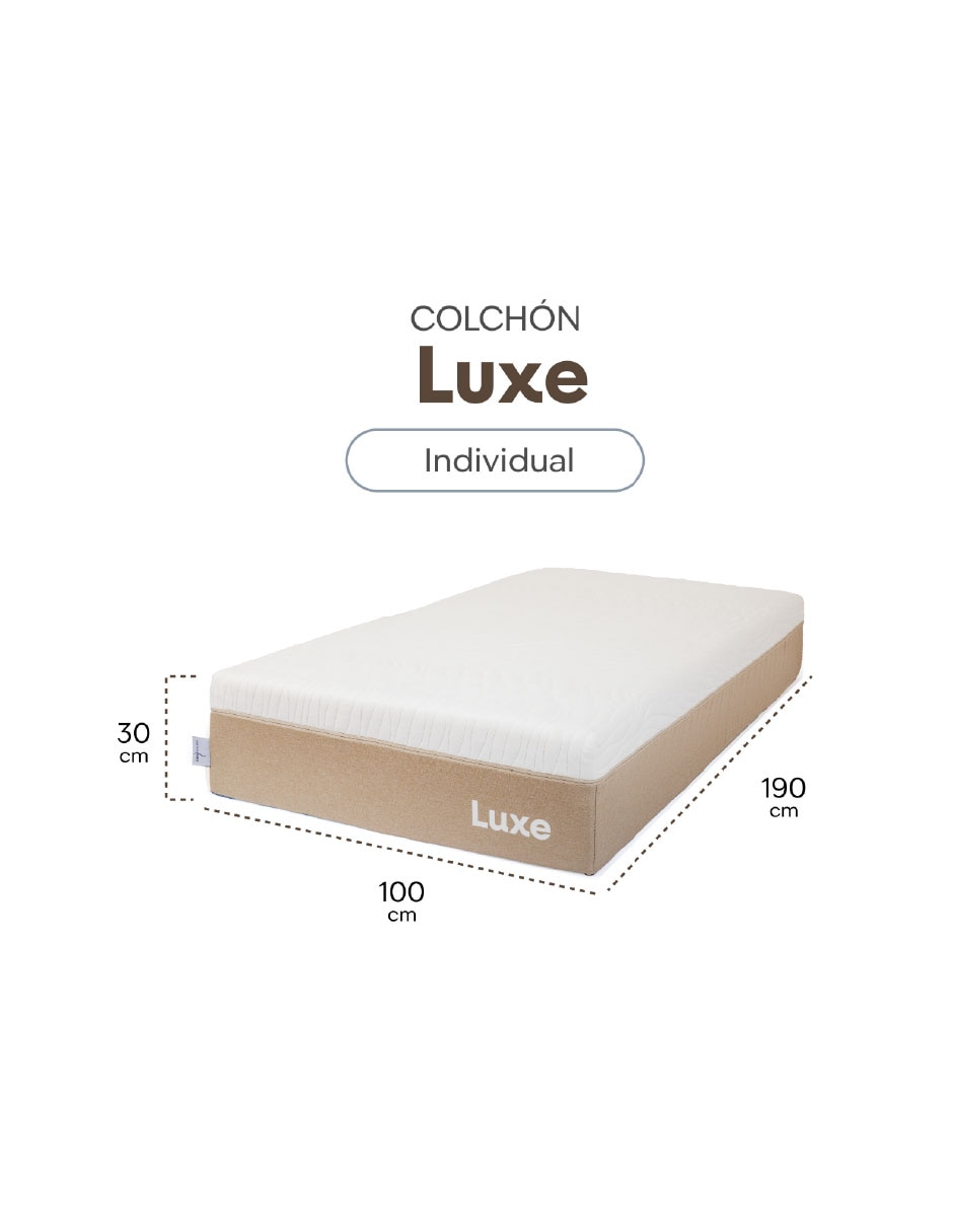 Colchón en caja memory foam colchon confort
