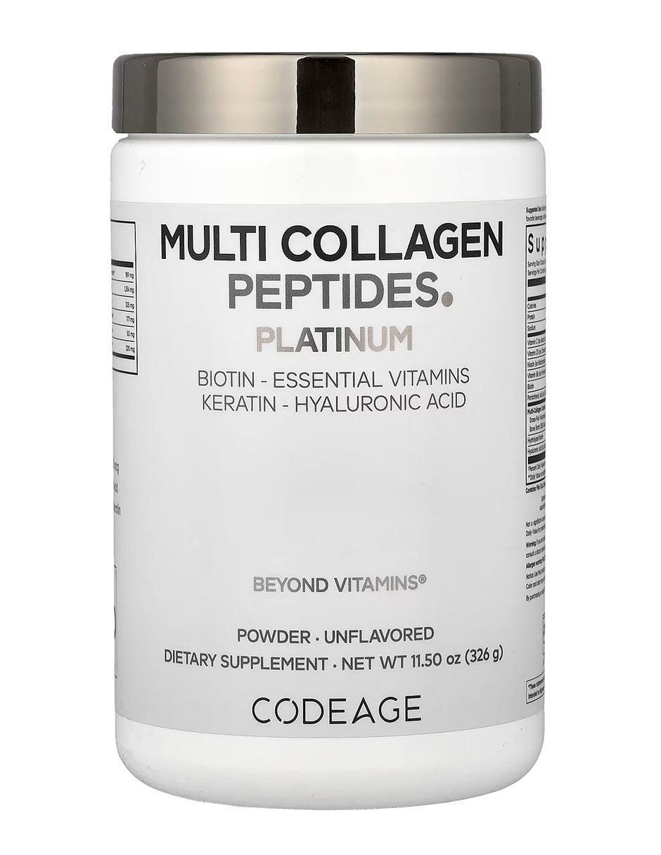 Polvo de péptidos de colágeno mÏltiple platino sin sabor codeage con colágeno de