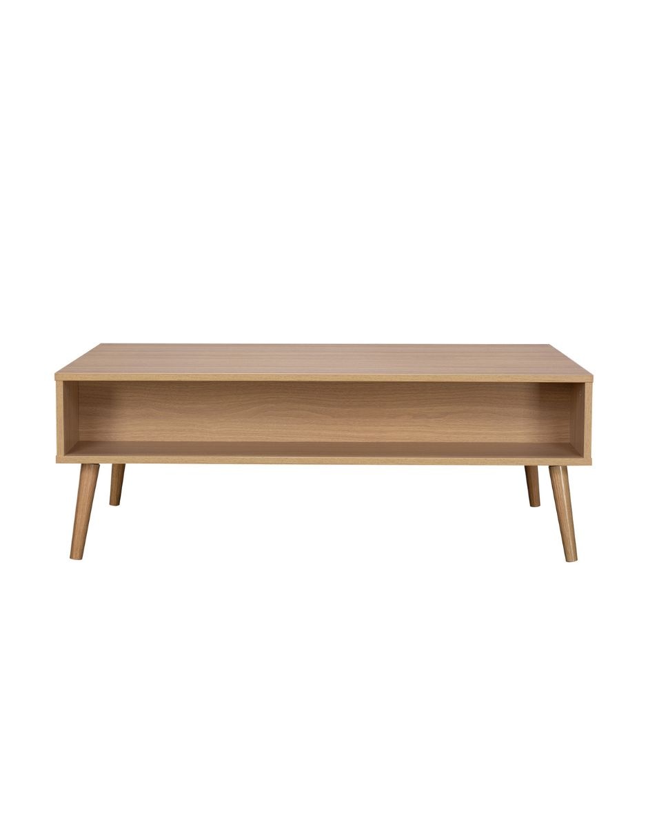 Mesa de centro línea Rattan Relan de MDF