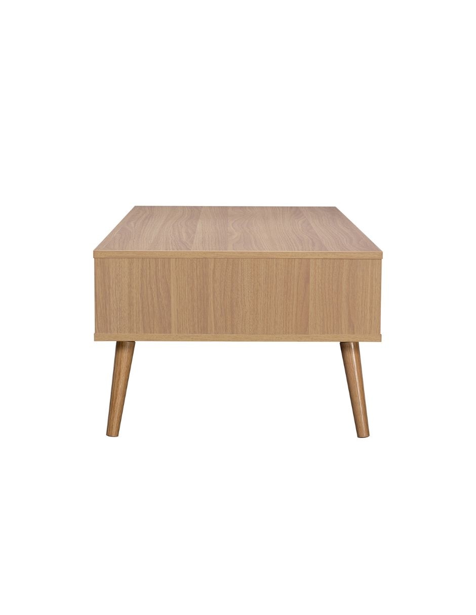 Mesa de centro línea Rattan Relan de MDF