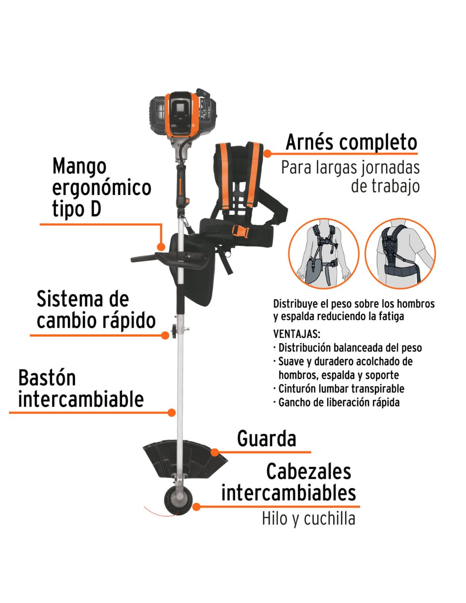 Gasolina truper de hilo o cuchilla des