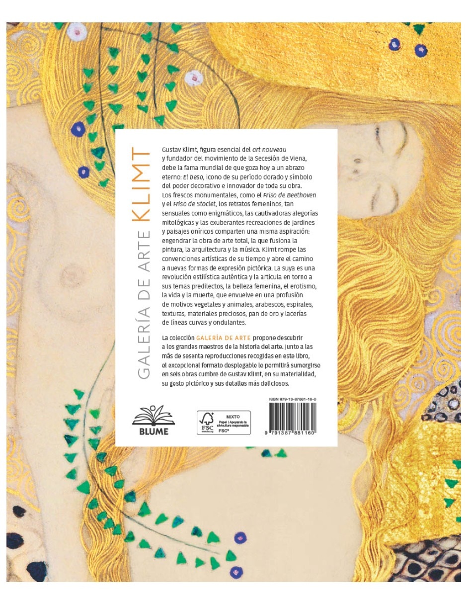 Libro galeria arte. Klimt su periodo dorado poder decorativo e innovador de philippe thiébaut