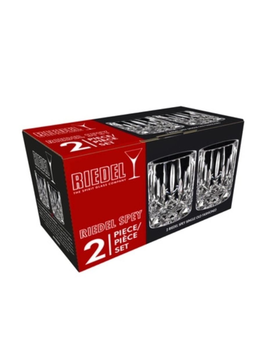 Vaso old fashion tumbler de cristal con 2 piezas piezas 4